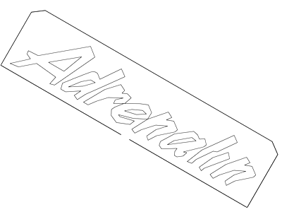 Ford 4L2Z-9842528-AA Nameplate