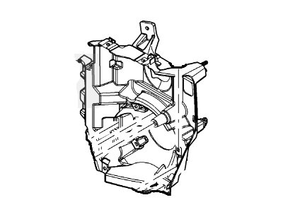 2010 Ford F-350 Super Duty Headlight - 7C3Z-13101-A