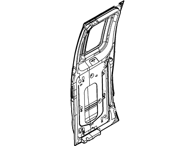 Ford F4UZ-1524623-B Door Assembly - Rear - With Hinges