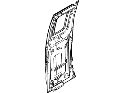 Ford 6C2Z-1524623-B Door Assy - Rear - Less Hinges