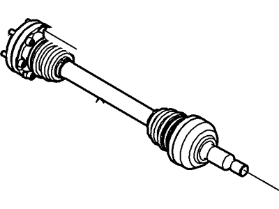 Ford 4G7Z-4K138-AA Shaft Assembly