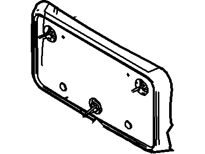 Ford 8T5Z-17A385-AA Bracket - License Plate