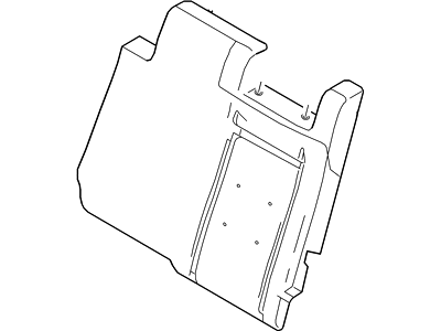 Ford 5L7Z-7866601-AAC Rear Seat Back Cover Assembly