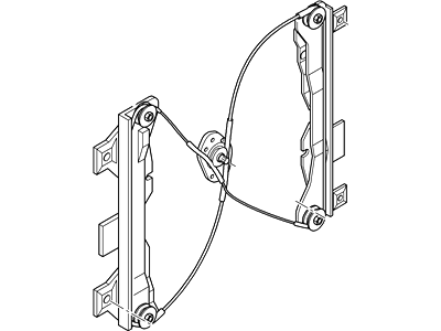 2000 Ford Focus Window Regulator - YS4Z-5423201-AB