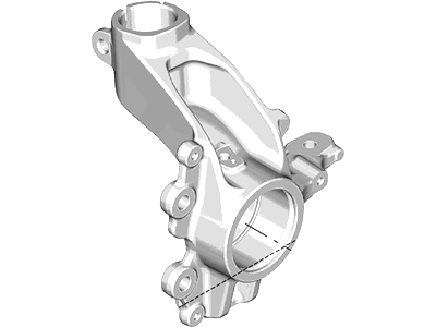 Ford C-Max Steering Knuckle - BV6Z-3K186-A