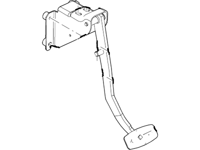 Ford 9C3Z-2455-E Pedal Assembly - Brake