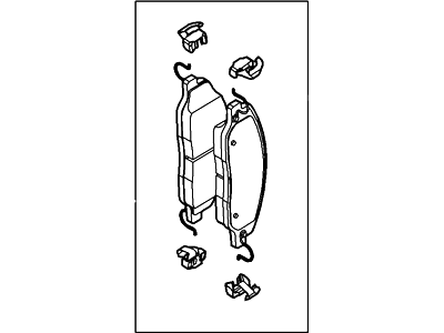 Ford CU2Z-2V001-C Kit - Brake Lining