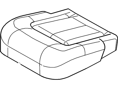 Ford 3L1Z-7863805-KBA Rear Seat Cushion Cover Assembly