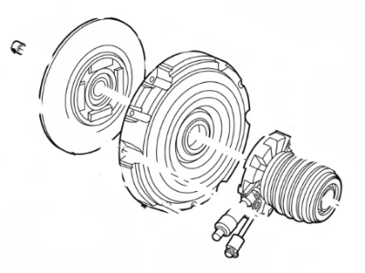 2007 Ford Ranger Clutch Disc - 1L5Z-7L596-CA