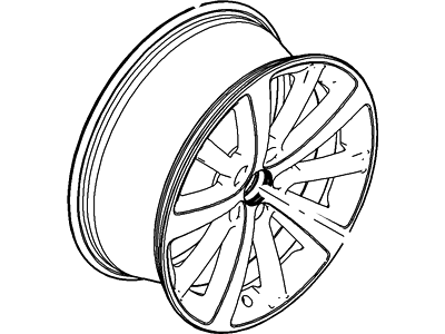 2012 Lincoln MKS Spare Wheel - BA5Z-1007-A