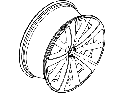 Ford BA5Z-1007-A Wheel Assembly