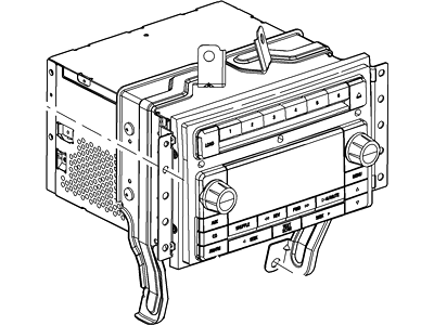 Ford 7H6Z-18806-A Radio With Navigatio