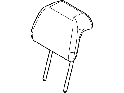 Ford 8A4Z-74501A02-AB Head Rest Assembly