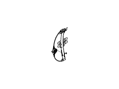 Lincoln Town Car Window Regulator - 4W1Z-5427001-BA