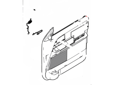 Ford 7L1Z-7823943-BA Trim Assembly - Front Door