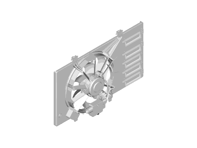 Ford C1BZ-8C607-A Motor And Fan Assembly - Engine Cooling