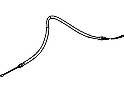 Ford Parking Brake Cable - 6L5Z-2A635-BBB