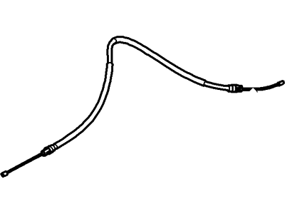 Ford Ranger Parking Brake Cable - 6L5Z-2A635-BBB