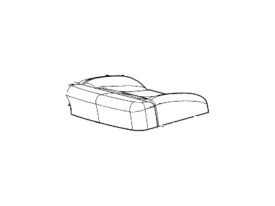 4L3Z-1862901-DAB Ford Seat Cushion Cover Assembly Illustration 1 of 1