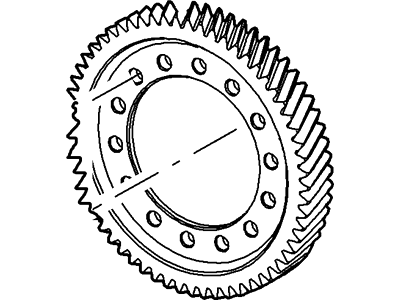 Ford 7T4Z-7F343-A Gear - Output