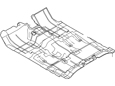 Ford 4L5Z-1313010-FAA Mat - Floor - Rubber