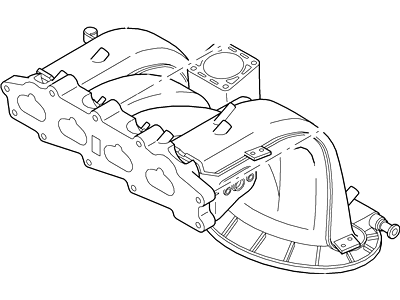 Ford YS4Z-9424-CA Manifold Assembly - Inlet