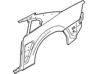 Ford XR3Z-6327841-BA Panel - Body Side - Rear