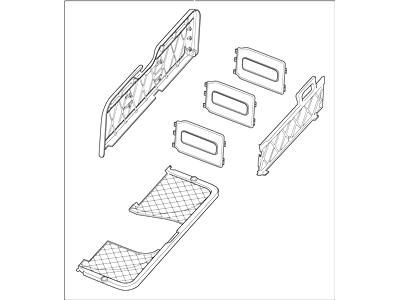 Ford 1C2Z-16115A00-AAB Compartment Assy - Rear Stowage