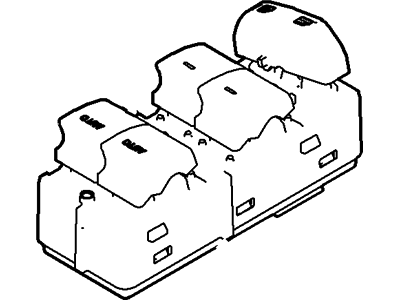 Ford BL3Z-14529-CA Switch - Window Control - Double