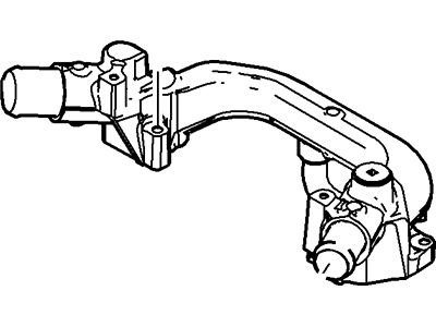 Ford 4R3Z-8C368-DA Pipe - Water By-Pass