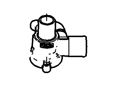 Ford 4R3Z-8592-AA Connection - Water Outlet