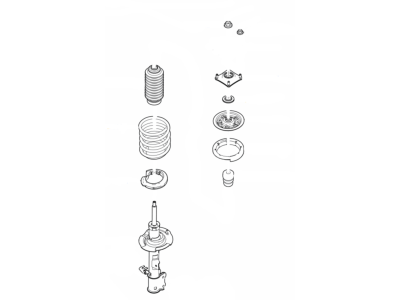 Ford GU2Z-18A092-AA Strut - Loaded Assembly