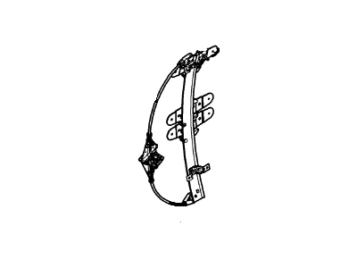 Lincoln Town Car Window Regulator - 7W1Z-5427001-A