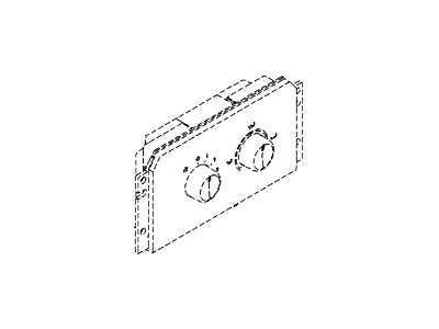 Lincoln A/C Switch - BL7Z-19980-A