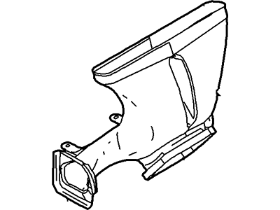 Ford 5F9Z-18C433-AA Duct - Heater Outlet