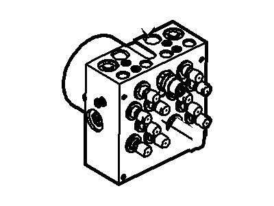 Ford 7T4Z-2C286-B Abs Hydraulics Control Assembly