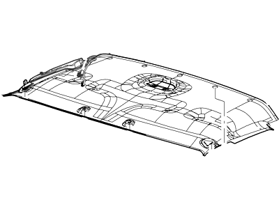 Ford AC2Z-1551940-BA Panel Assy - Roof Trim - Front