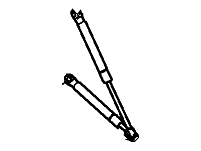 Mercury Milan Trunk Lid Lift Support - 6N7Z-54406A10-A