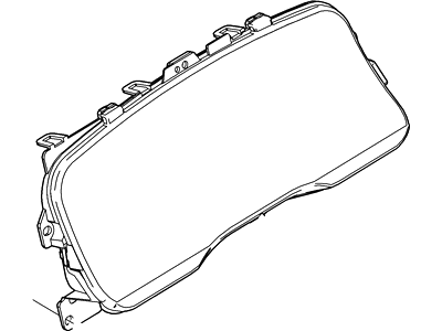 Ford 6W7Z-10890-BA Mask - Fuel And Temperature Gauge