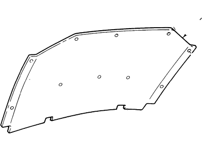 Ford XF5Z-16738-AA Insulator - Hood