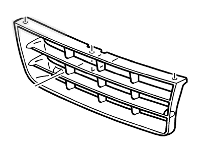 1998 Ford Econoline Super Duty(1996-1999) Grille - F7UZ-8200-AAA