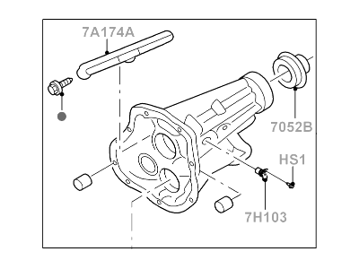 2004 Ford Explorer Sport Trac Transfer Case - 1L5Z-7A039-AA