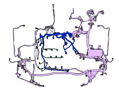 Ford AE5Z-3F720-C Wiring Assembly