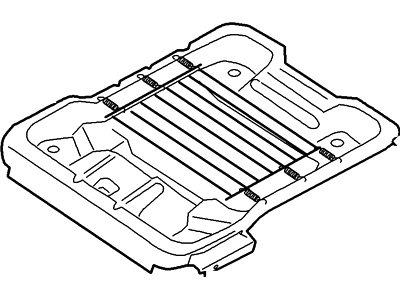 Ford F7UZ-1563100-AA Frame And Spring - Front Seat Cushion