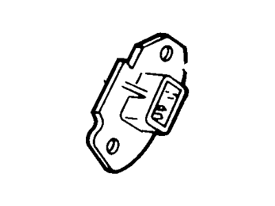 Ford Tempo Blower Motor Resistor - E73Z-19A706-A