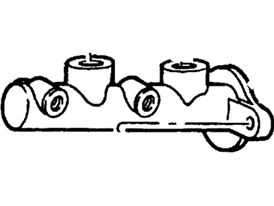 1990 Lincoln Continental Brake Master Cylinder - F1VY2140B