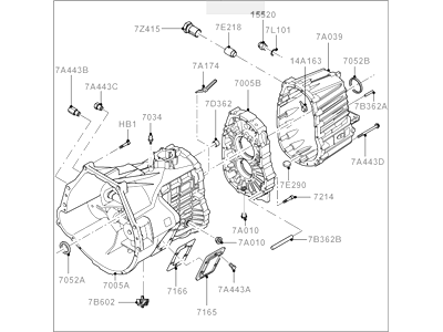 2009 Ford F-450 Super Duty Transmission Assembly - 7C3Z-7003-NRM