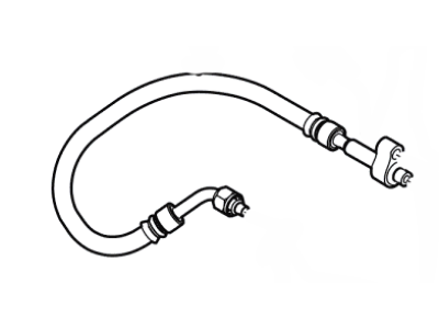2005 Ford F53 Stripped Chassis A/C Hose - 6U9Z-19837-AA