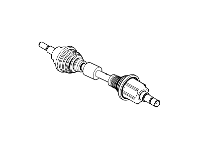 2013 Ford Focus Axle Shaft - CM5Z-3B437-A