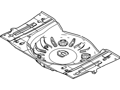 Ford 6E5Z-5411215-AA Pan Assembly - Floor - Rear